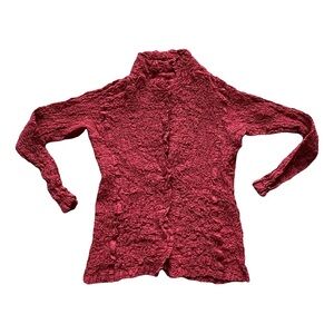 Issey miyake wrinkled top NWT